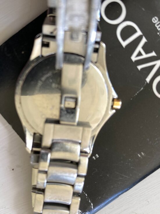Vintage Movado Classic Museum Women Watch Black Dial Works Perfect Model 0605872